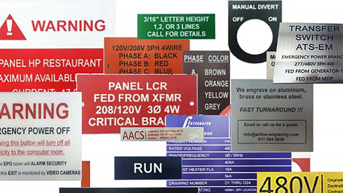 Graybar engraved products collage