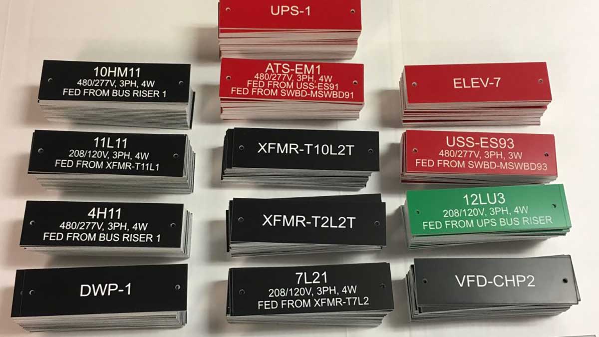 custom engraved signs and tags