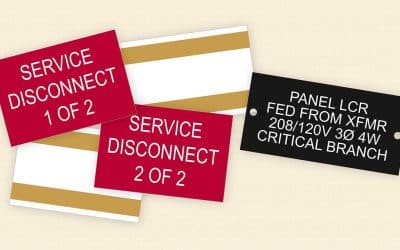 mounting options for engraved labels and signs