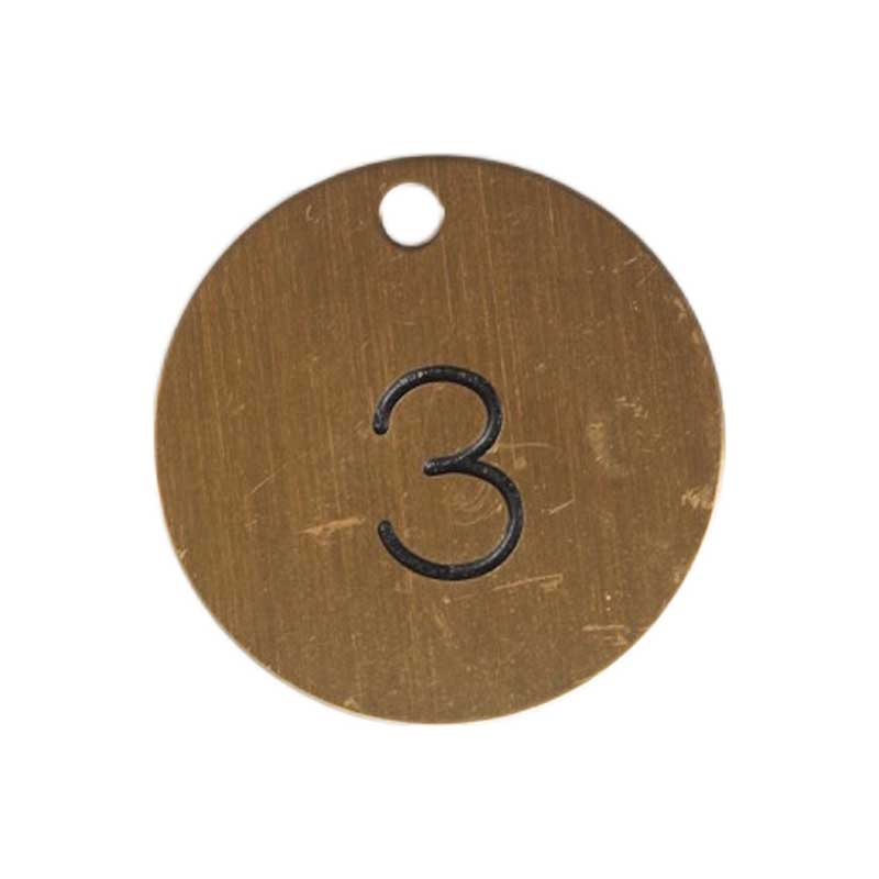 Custom Engraved Brass Tag
