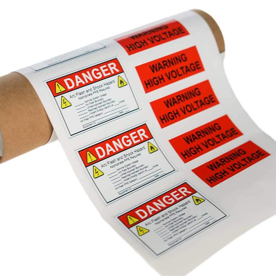 Custom Printed Vinyl Decals on Roll