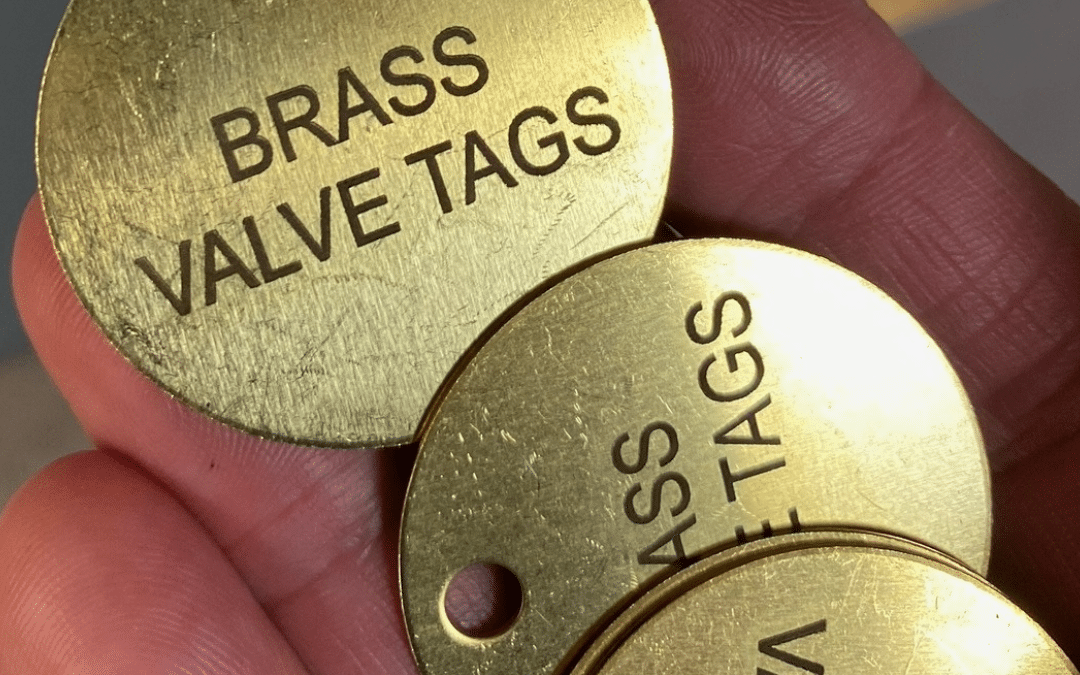 Engraved Brass Valve Tags: Durable and Crucial