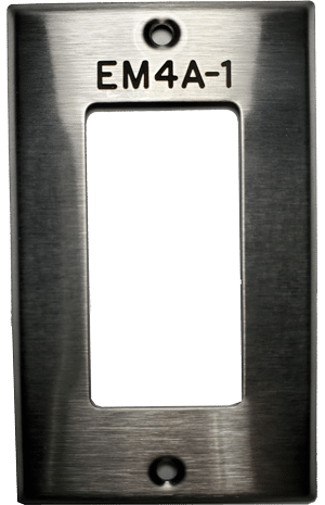 custom engraved metal wall plate